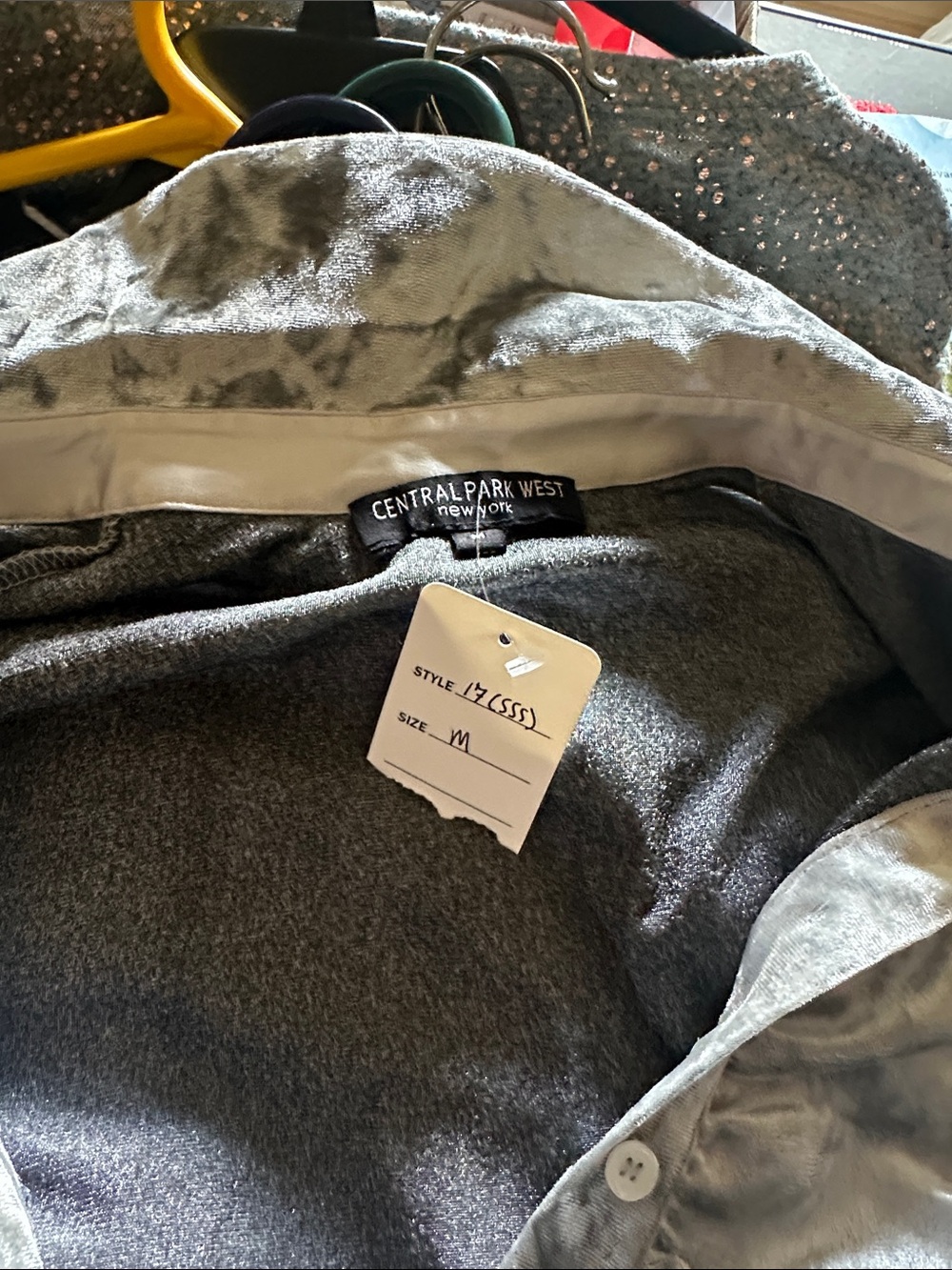 Central Park West Women's Gray Blazer Jacket